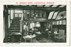 Lewis Avenue/St Georges Hotel Tudor Hall Lounge 1913 [PC]